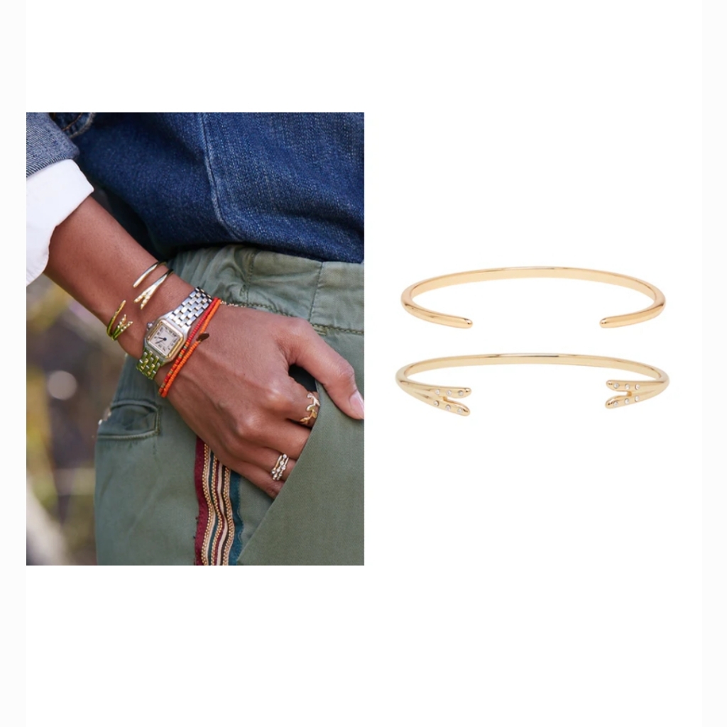 Michelle Campbell Gold Talon Bracelets